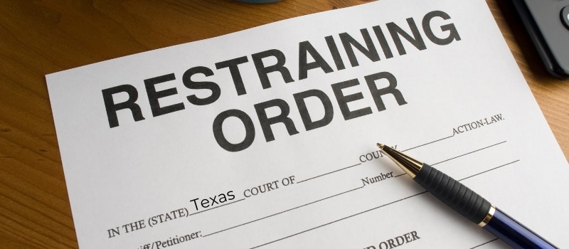 How to File a Restraining Order in Texas